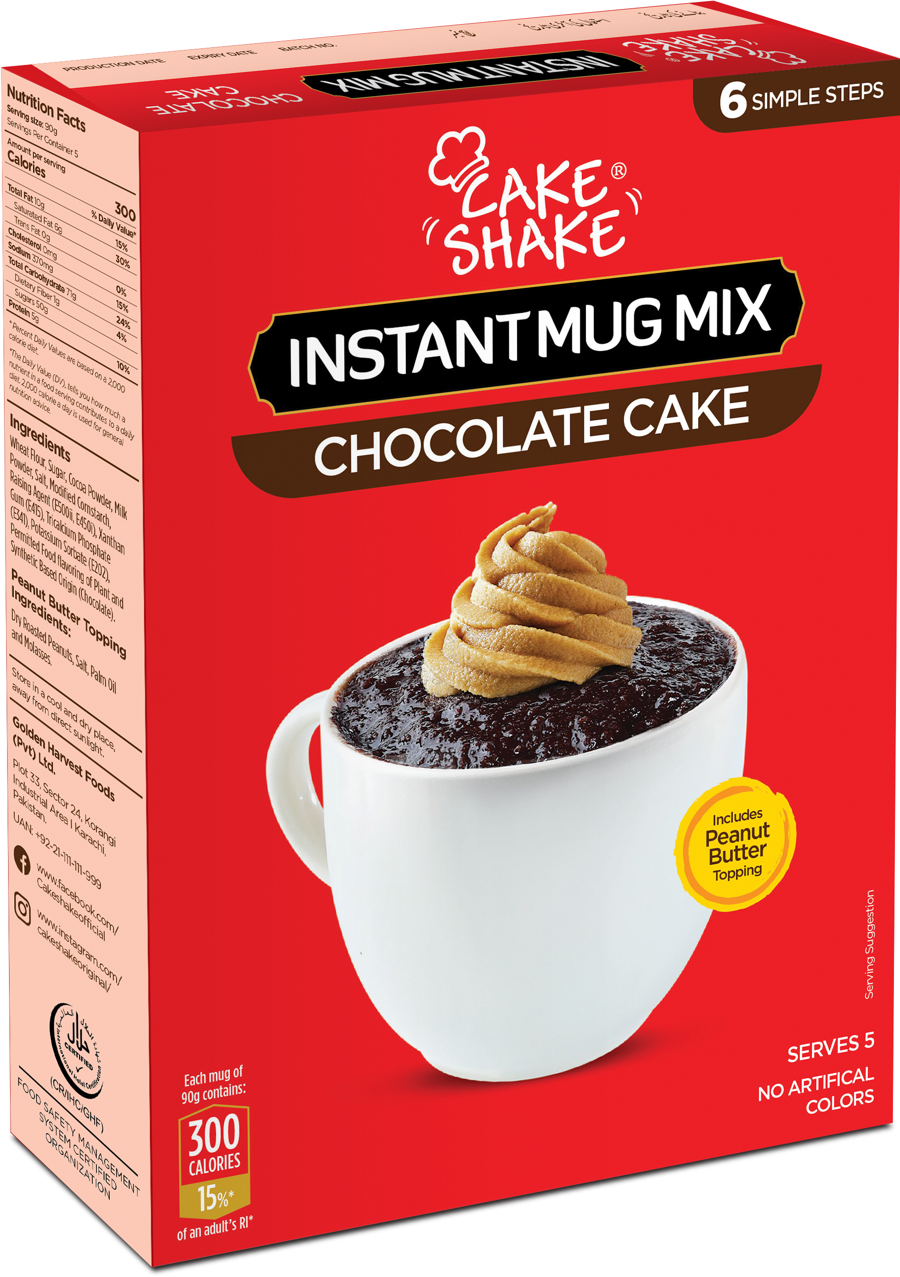 Instant Mug Mix Chocolate Cake